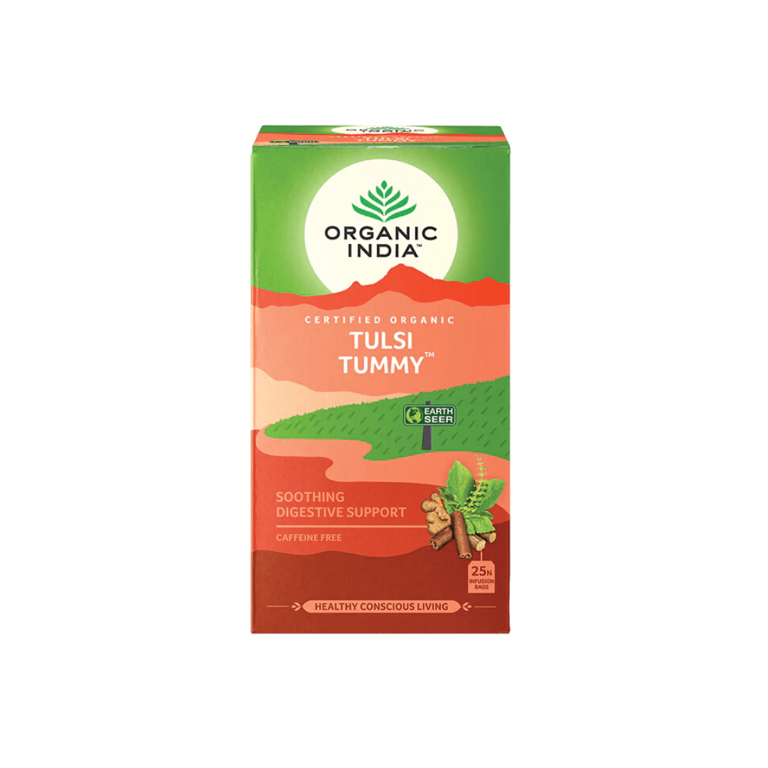 Tulsi Tummy Tea 25 Teabags 45g Organic India
