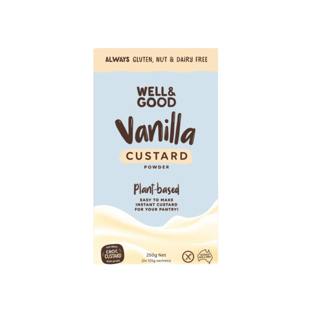 Vanilla Custard Powder Plant Based 250g Well & Good