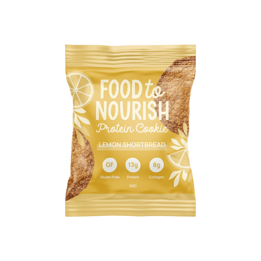 Protein Cookie Lemon Shortbread 60g Food To Nourish