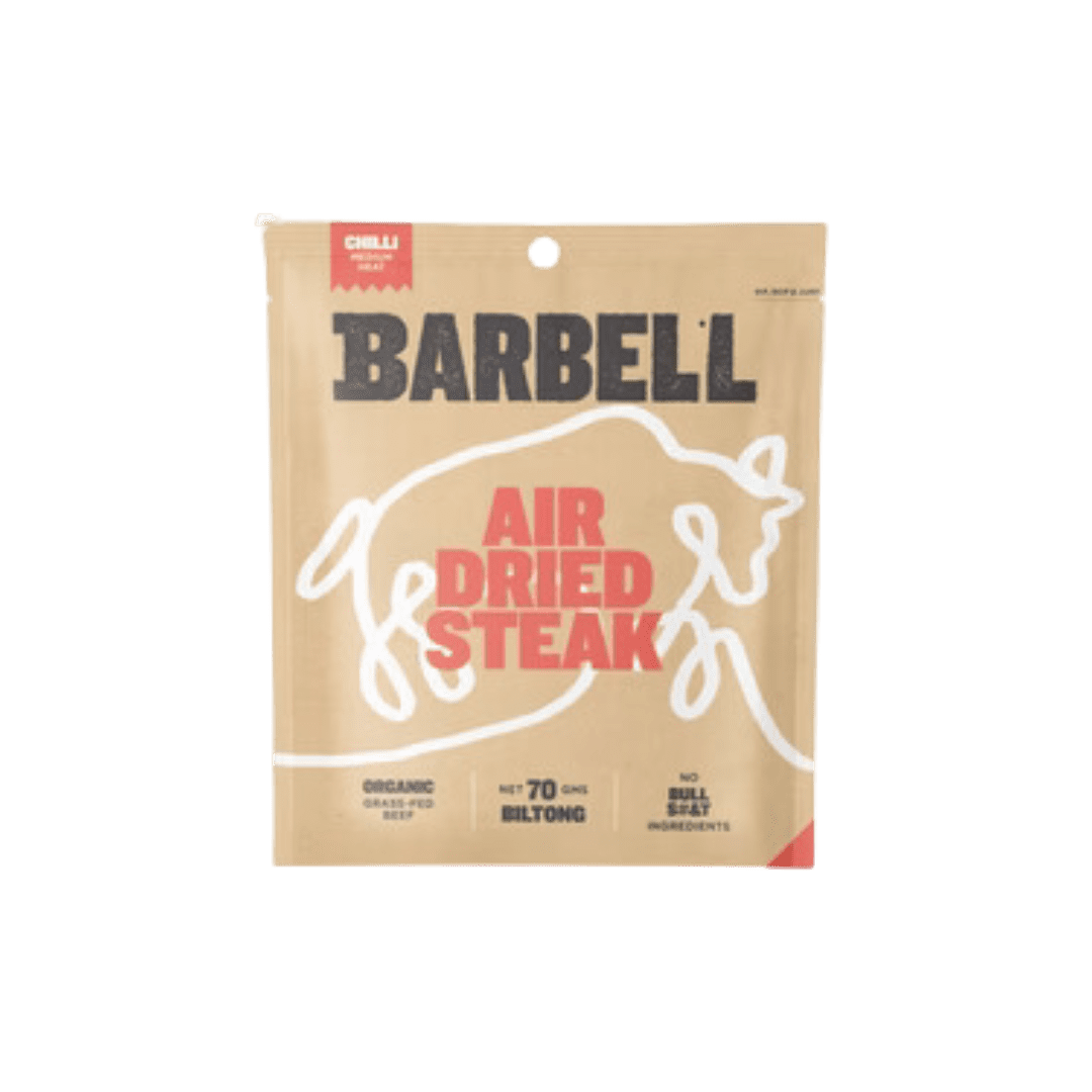 Air Dried Steak Chilli Burn Biltong 70g Barbell