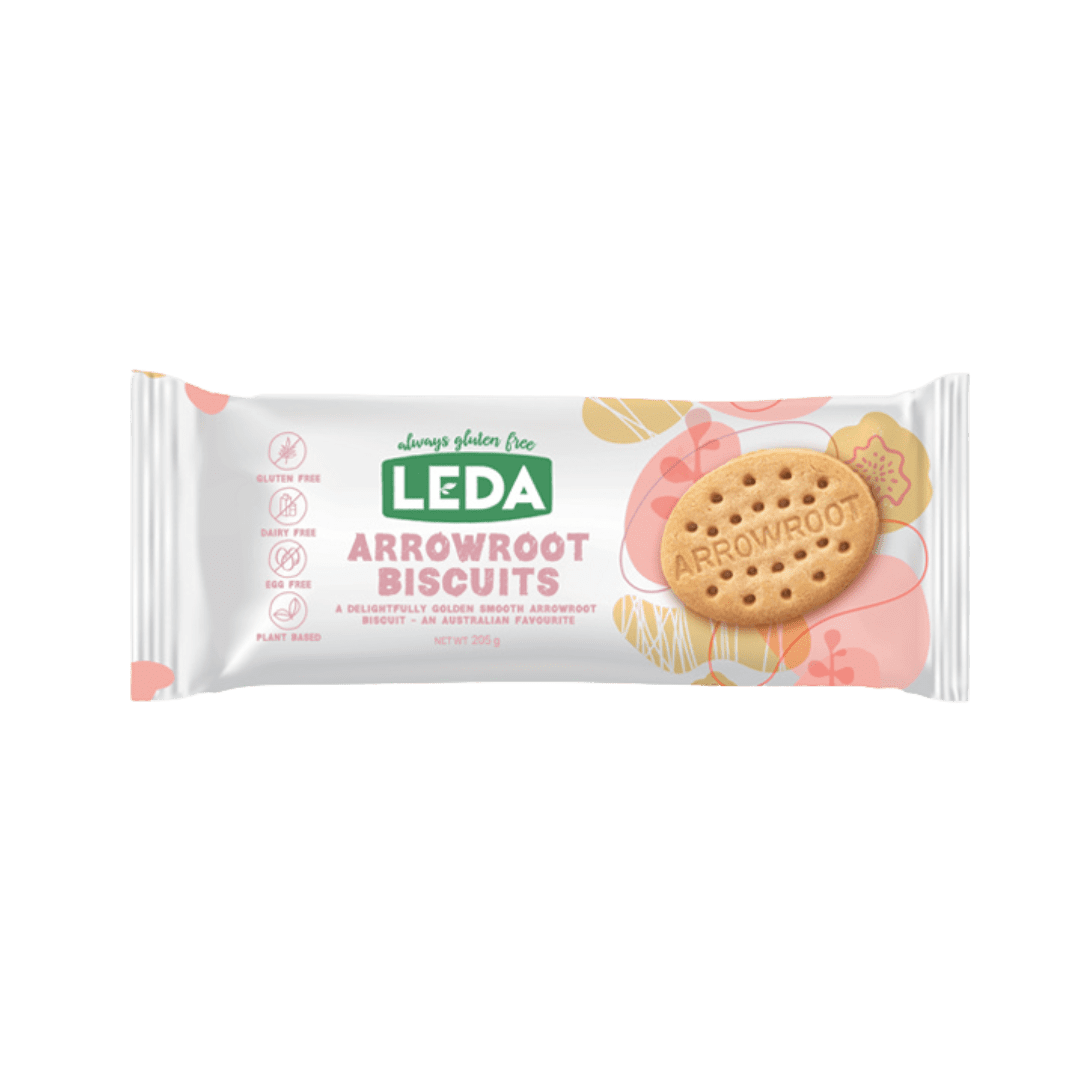 Arrowroot Cookies 205g Leda