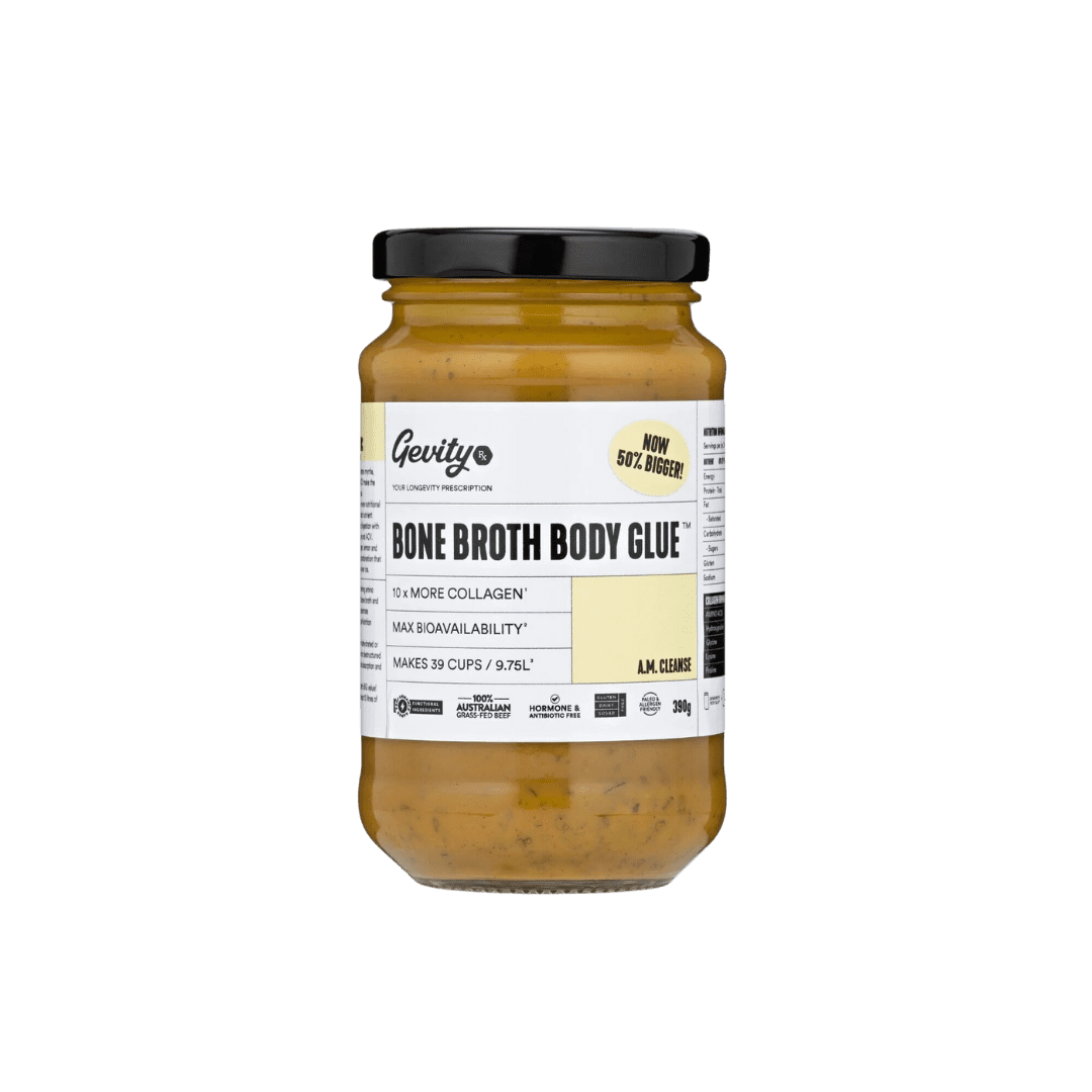 Bone Broth Body Glue A.M Cleanse 390g Gevity Rx