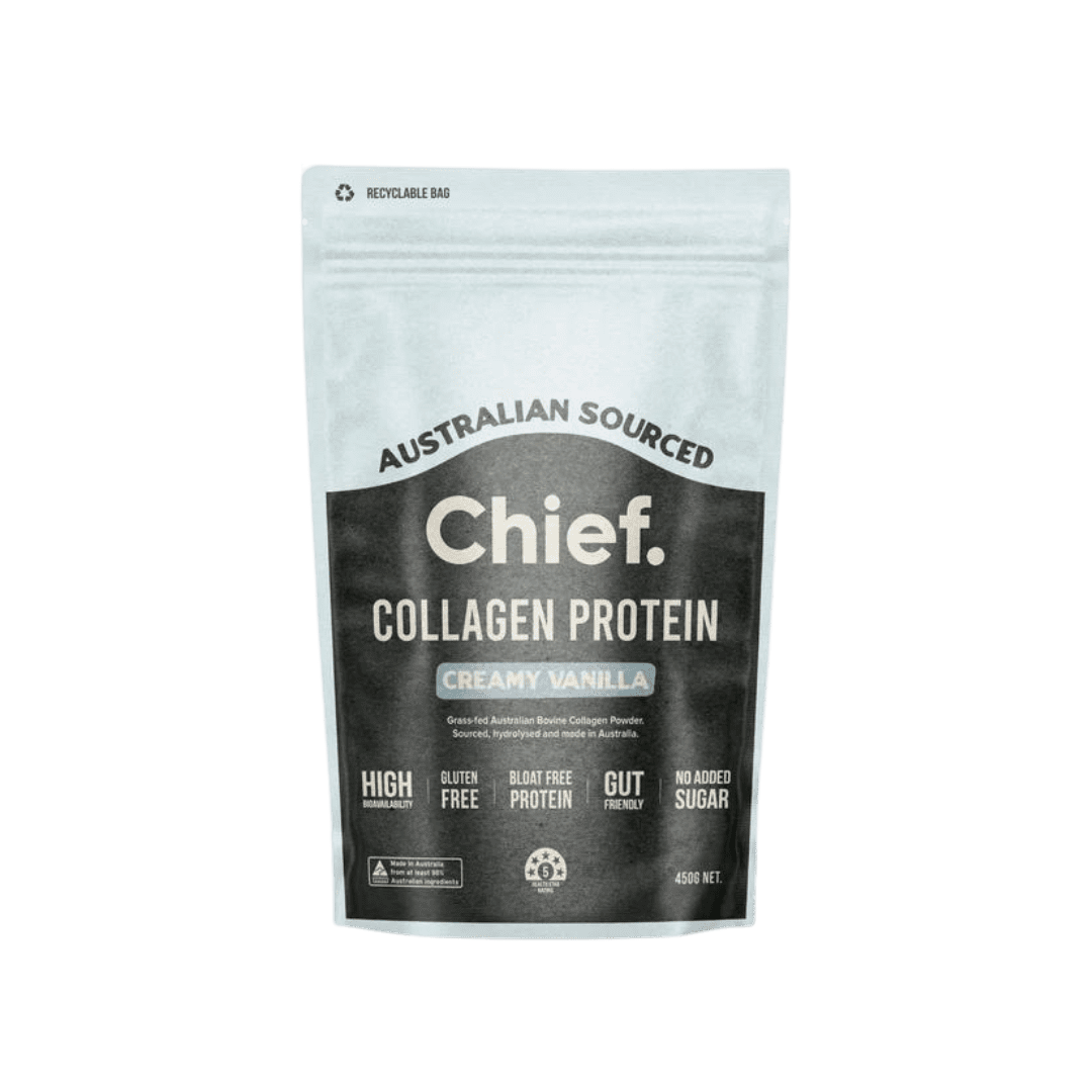 Creamy Vanilla Collagen Protein Powder 450g Chief