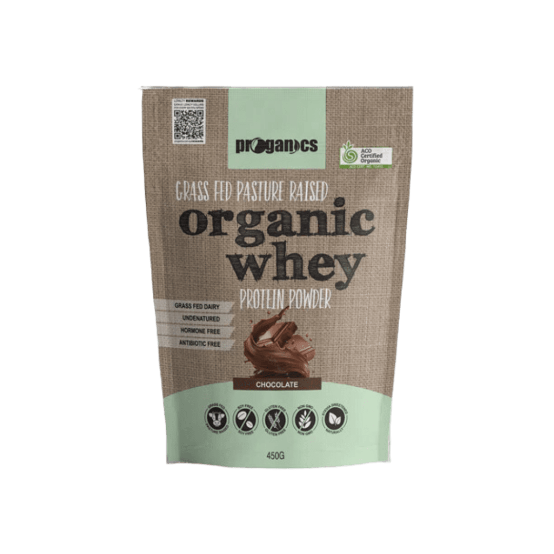 Whey Protein Powder Chocolate 450g Proganics