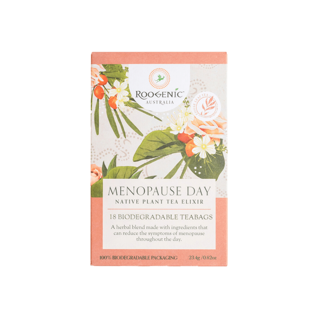 Menopause Day Tea 18tbgs Roogenic Australia
