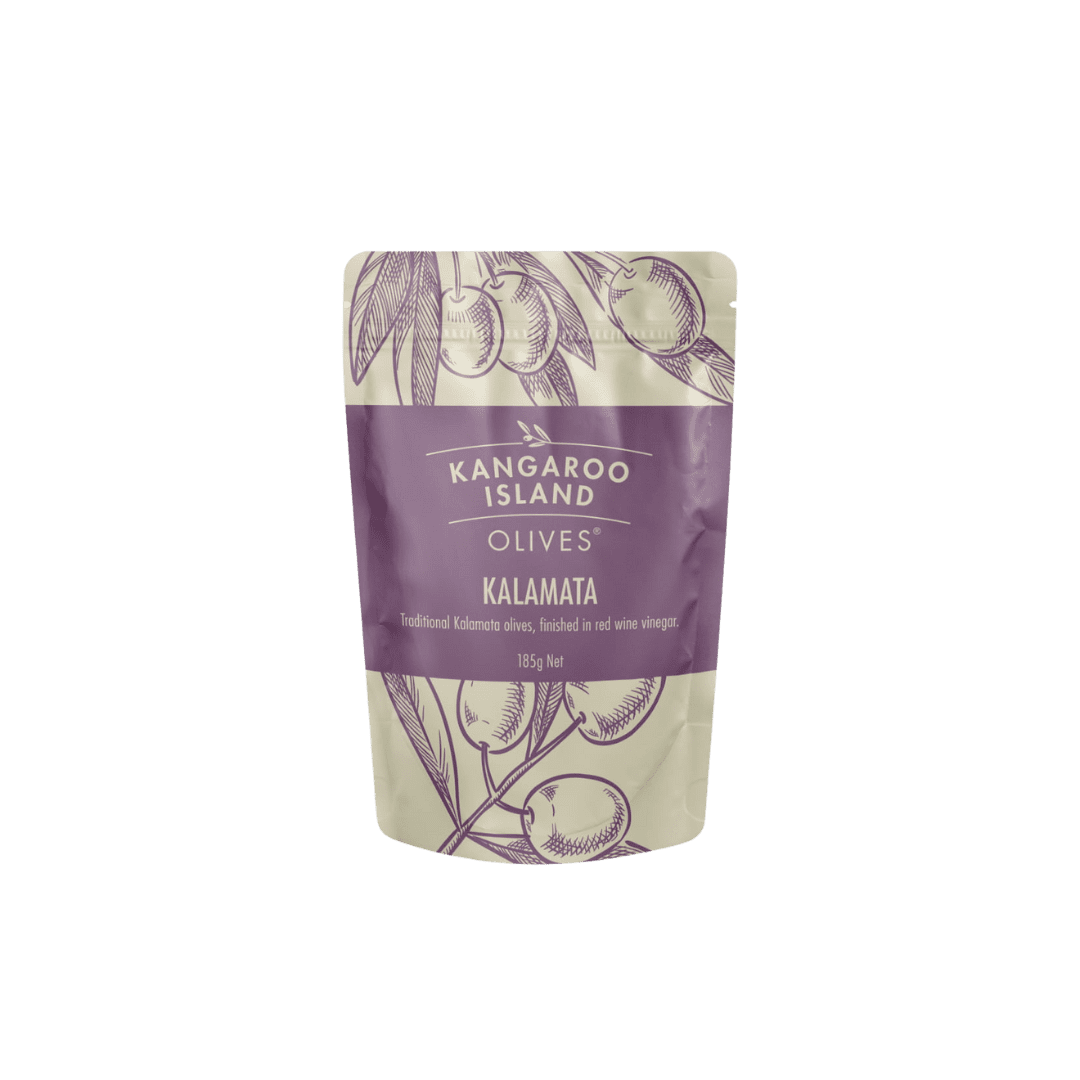 Kalamata Olives Whole 185g Kangaroo Island