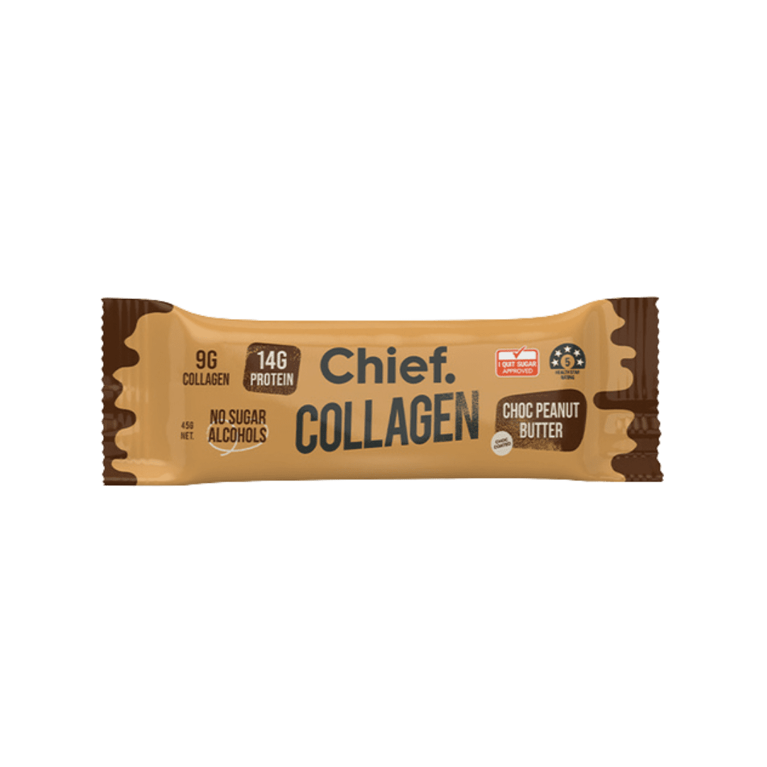 Peanut Butter Collagen Bar 45g Chief