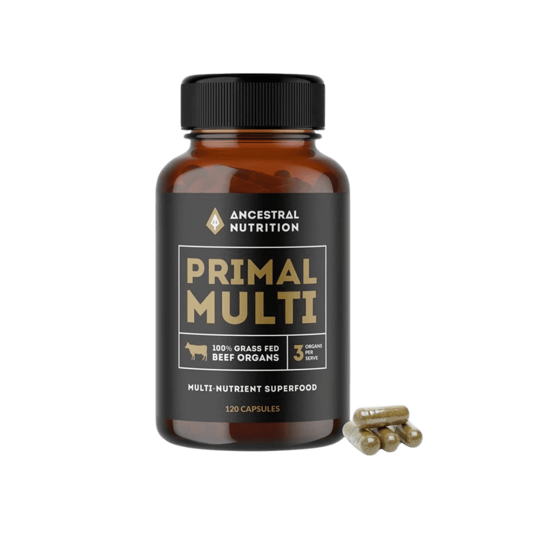 Grass-Fed Beef Organ Primal Multi 120 Tablets Ancestral Nutrition