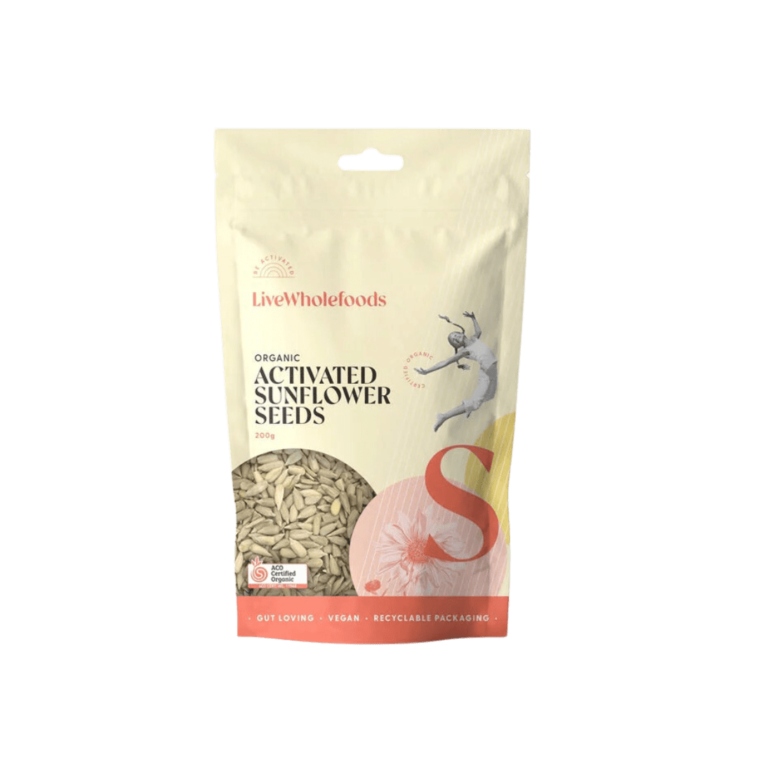 Organic Activated Sunflower Seeds 200g Live Wholefoods