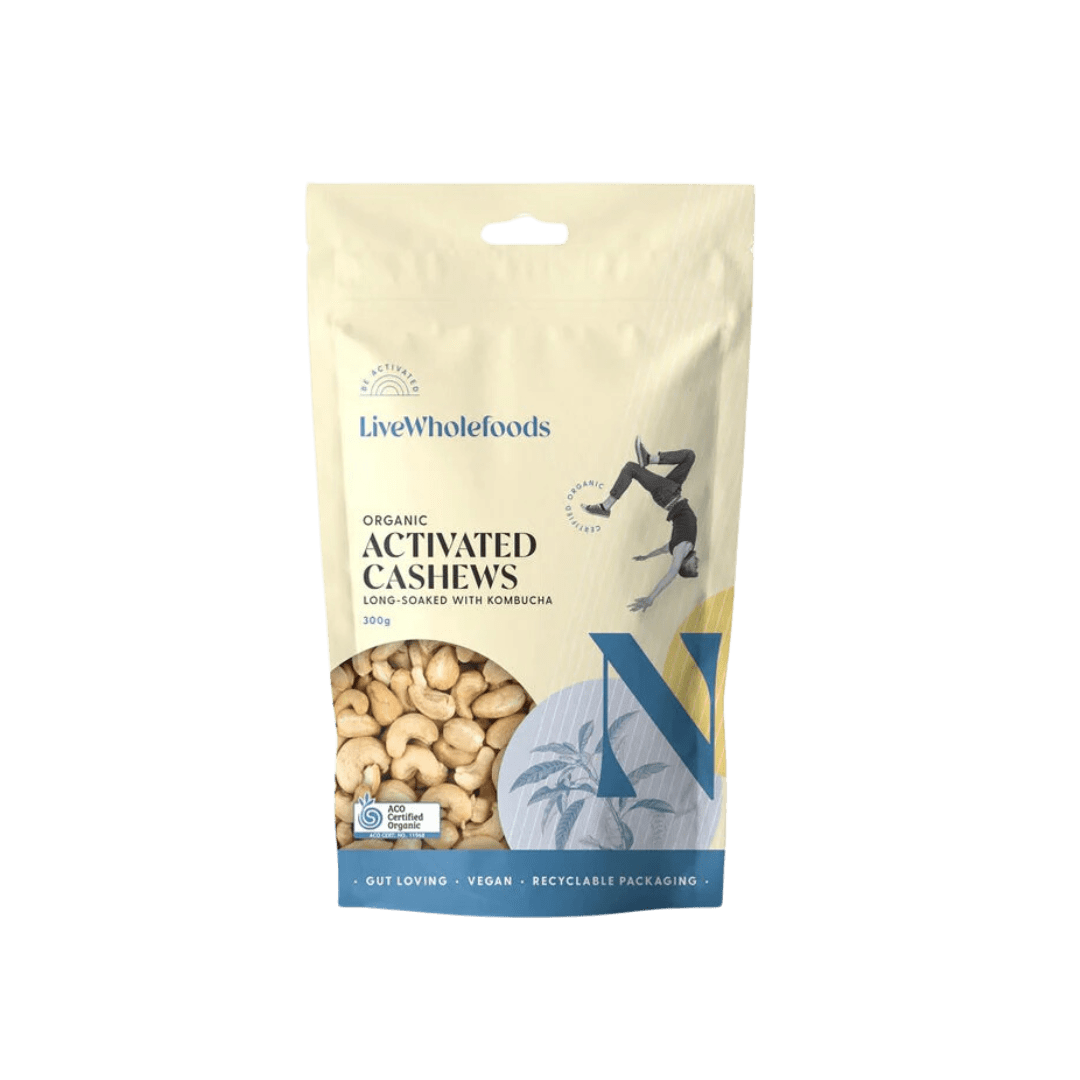 Activated Cashews Organic 300g Live Wholefoods