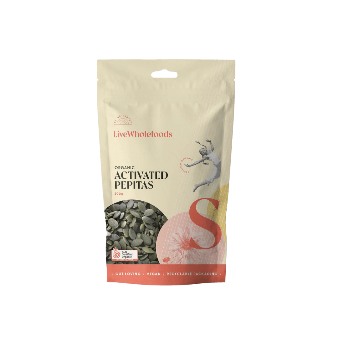 Organic Activated Pepitas 120g Live Wholefoods