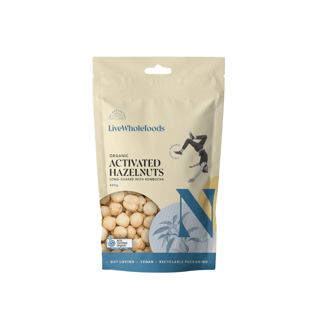 Organic Activated Hazelnuts 120g Live Wholefoods