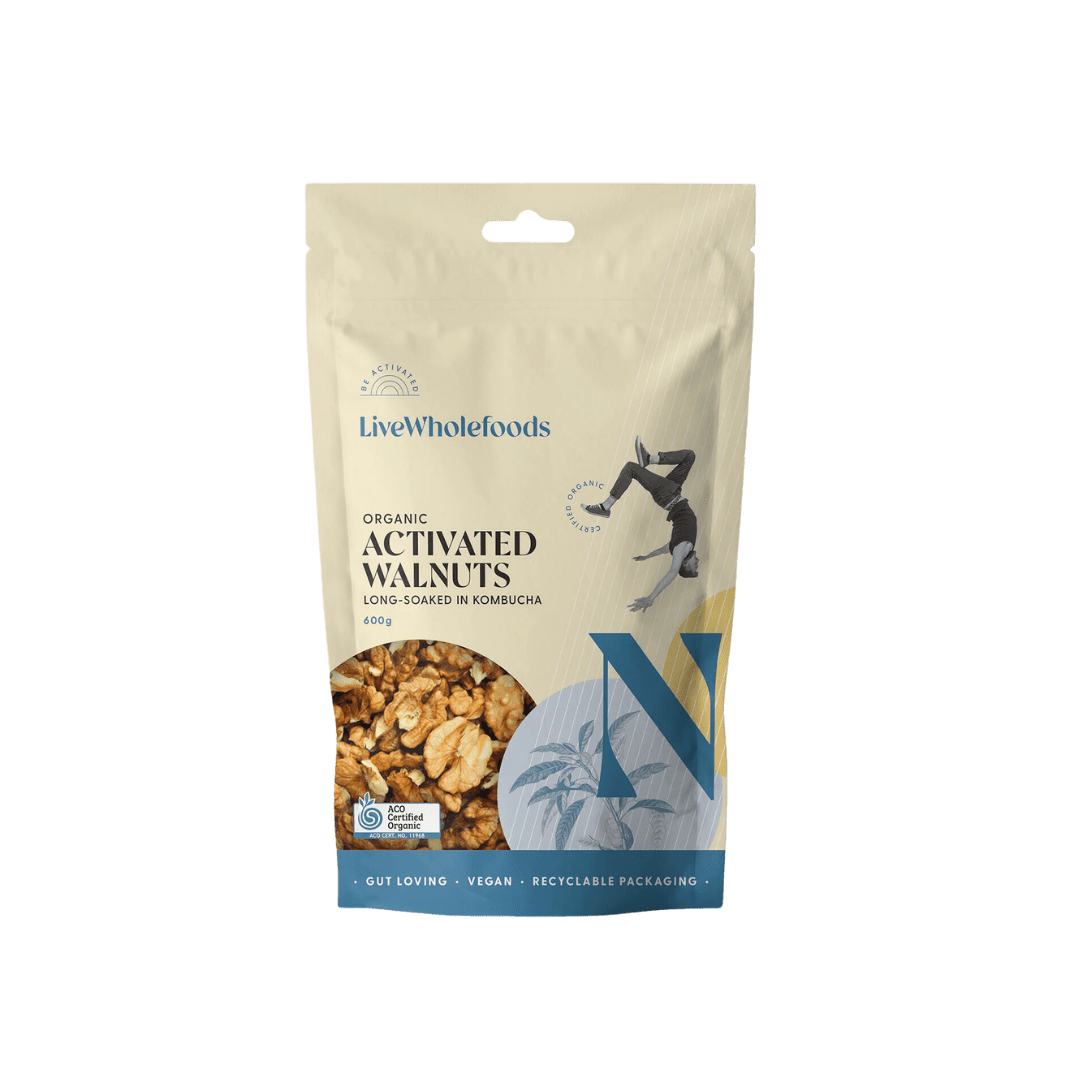 Live Wholefoods Organic Activated Walnuts 120g