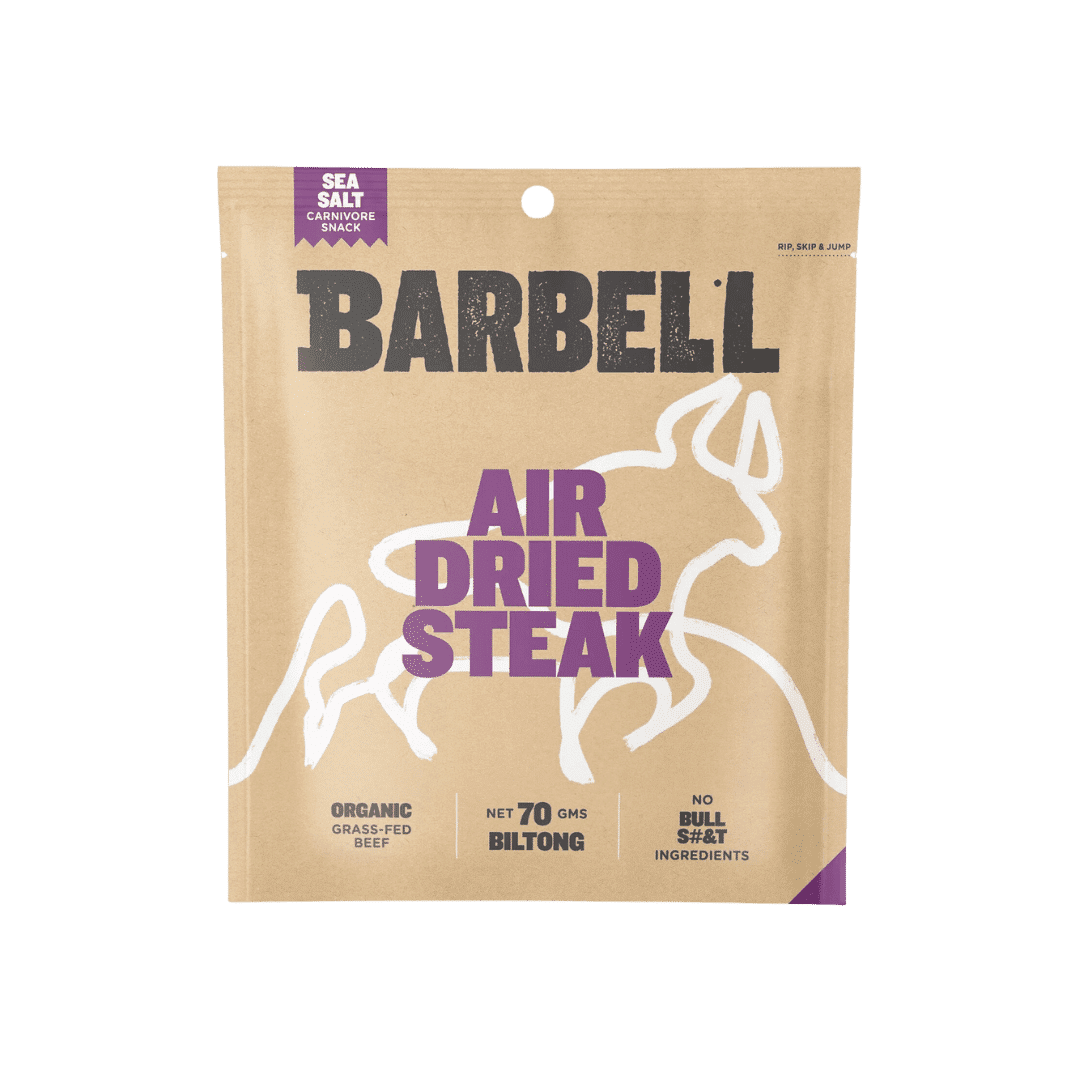 Air Dried Steak Sea Salt 70g Barbell