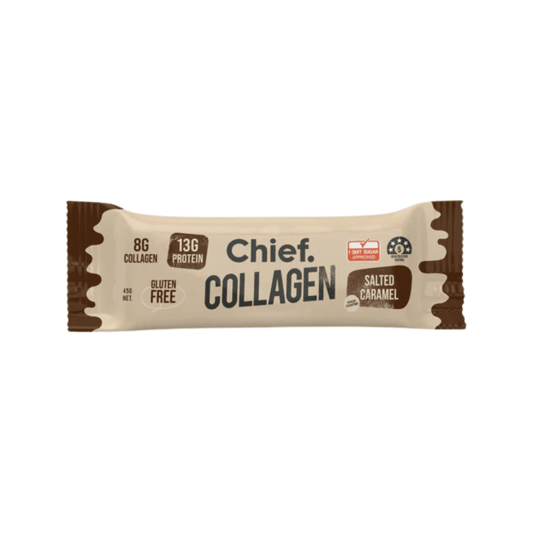 Salted Caramel Collagen Bar 45g Chief
