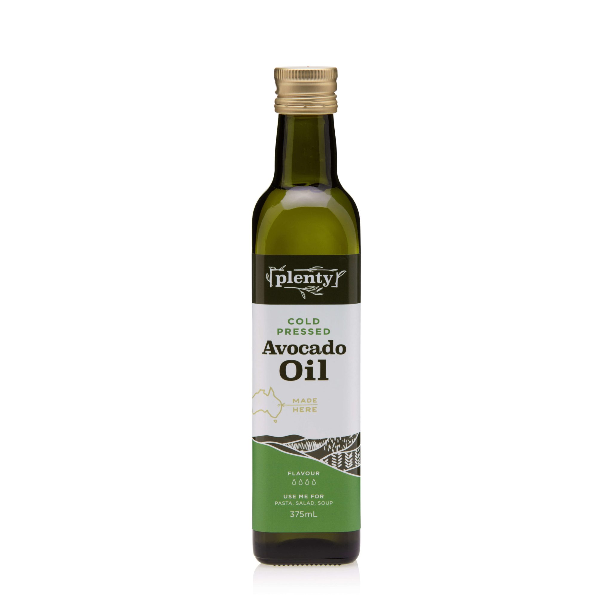 Cold Pressed Avocado Oil 375ml Plenty