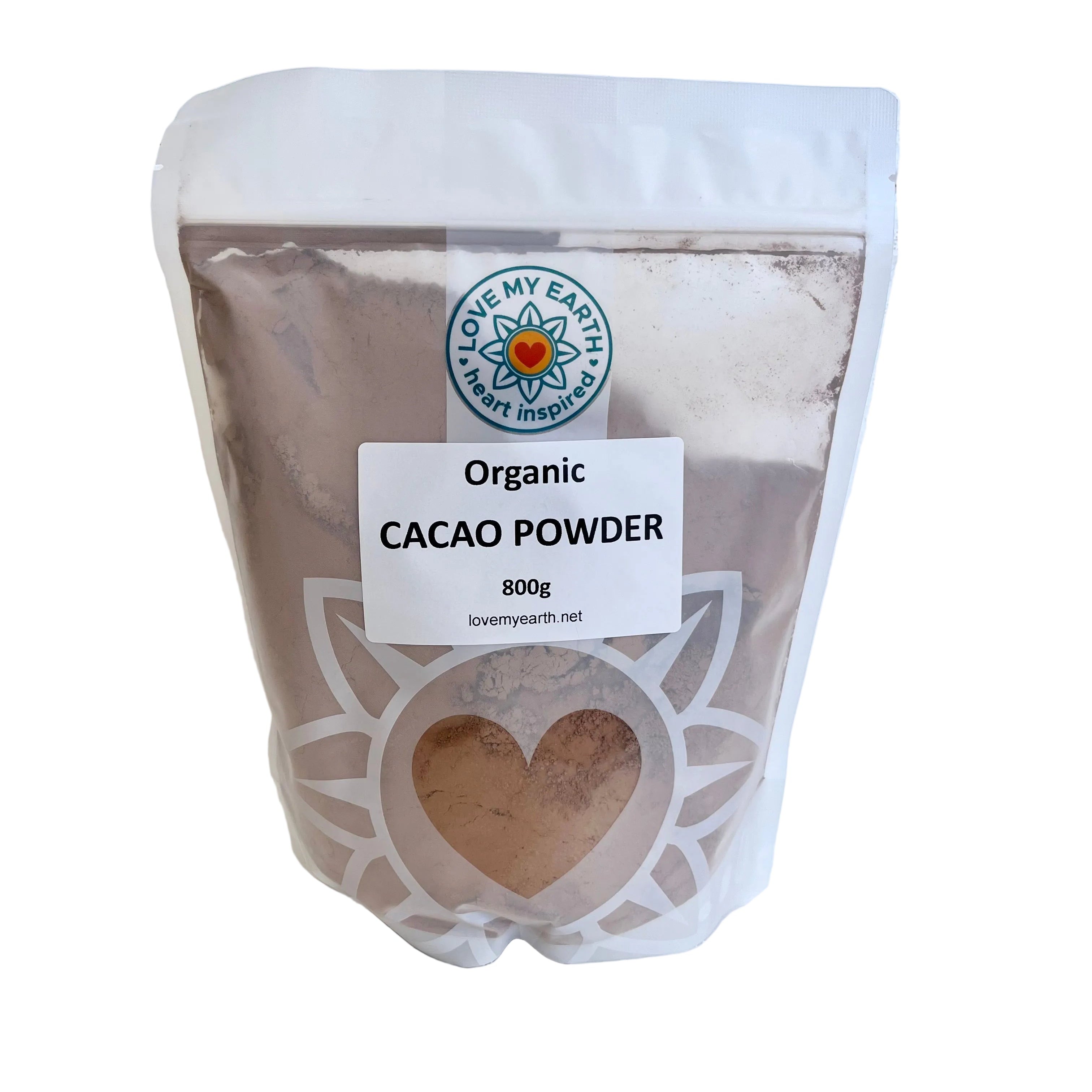 Organic Cacao Powder 800g Love My Earth