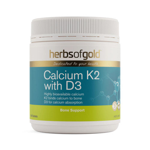 Calcium K2 With D3 90T Herbs Of Gold