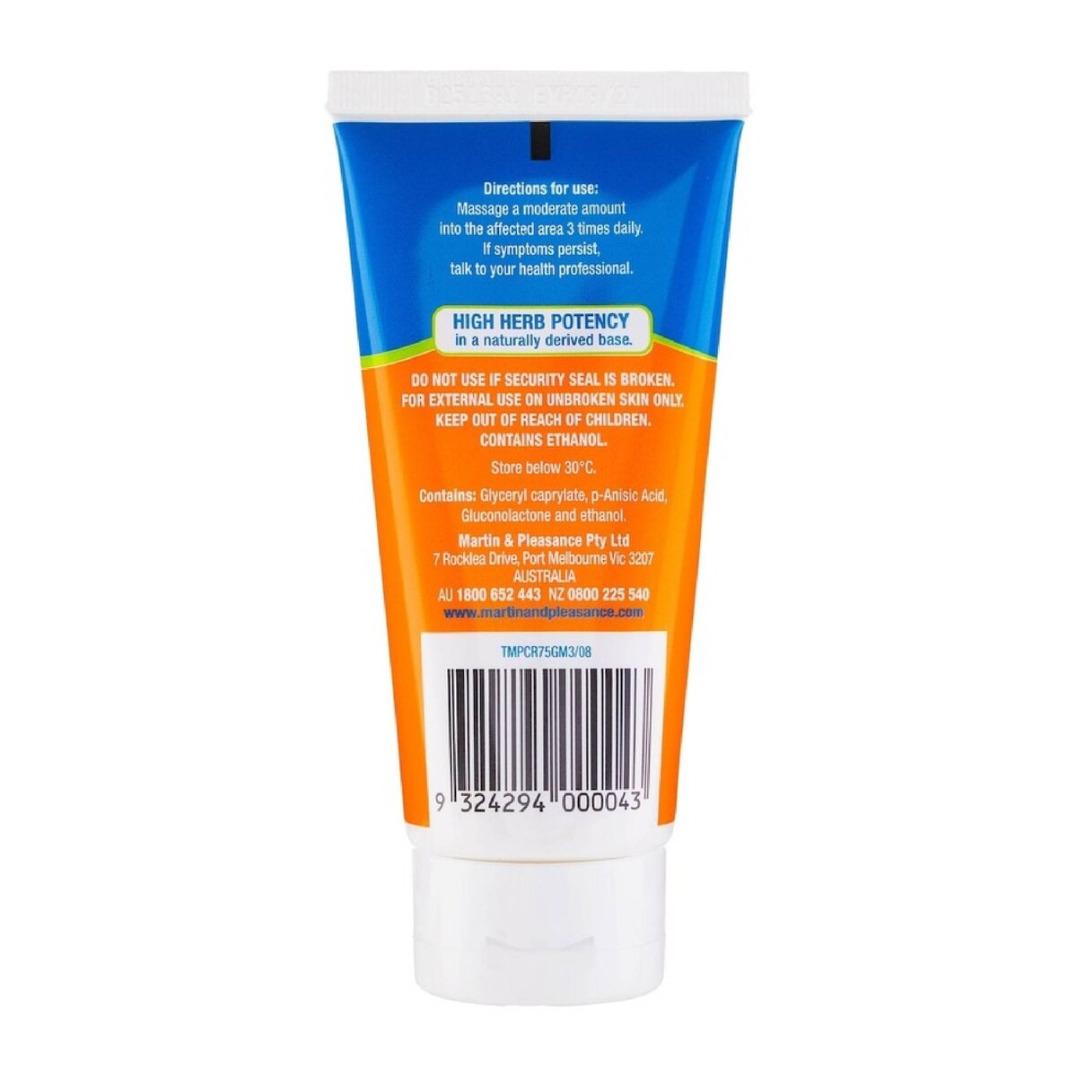 Calendula Cream 75g Martin & Pleasance