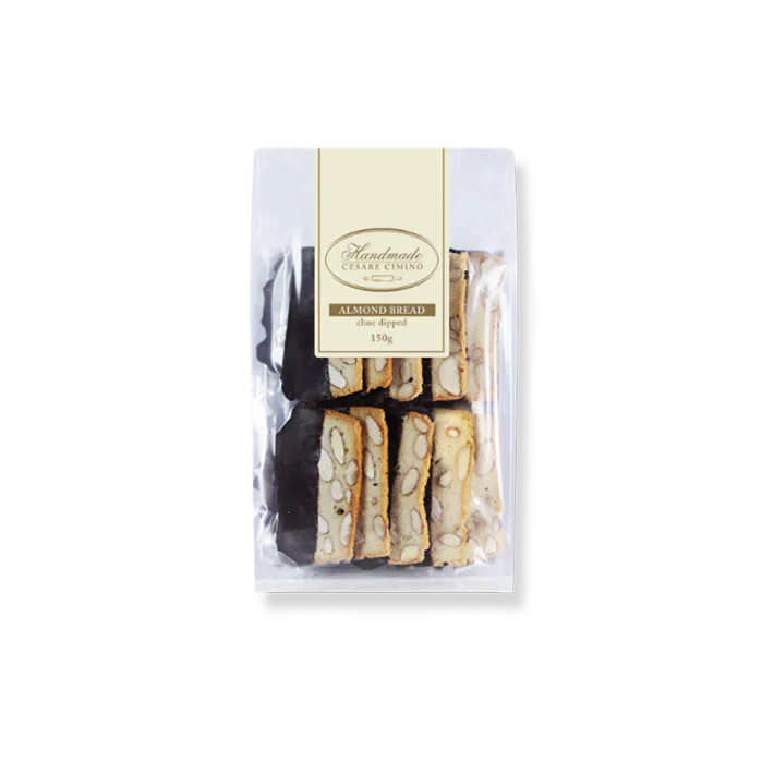Choc Dipped Almond Bread 150g Cimino