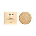Cooki Shampoo Bar Ginger with packaging on a white background
