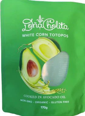 Totopos White Avocado Oil 170g Dona Cholita