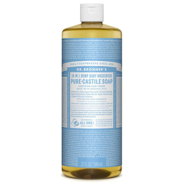 Unscented Baby Soap 946 Dr Bronners