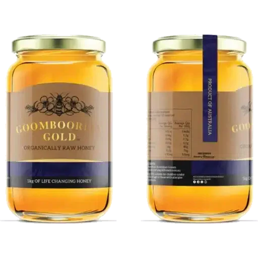 Organic Raw Honey 1kg Goomboorian Gold