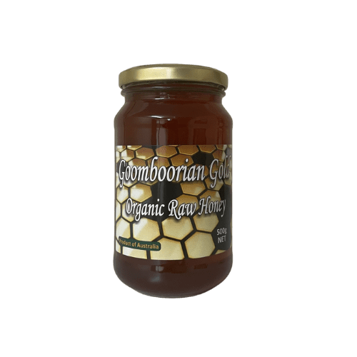 Organic Raw Honey 500g Goomboorian Gold