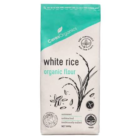 White Rice Flour 800g Ceres Organic