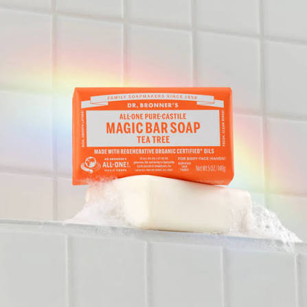 Tea Tree Soap Bar 140g Dr Bronners