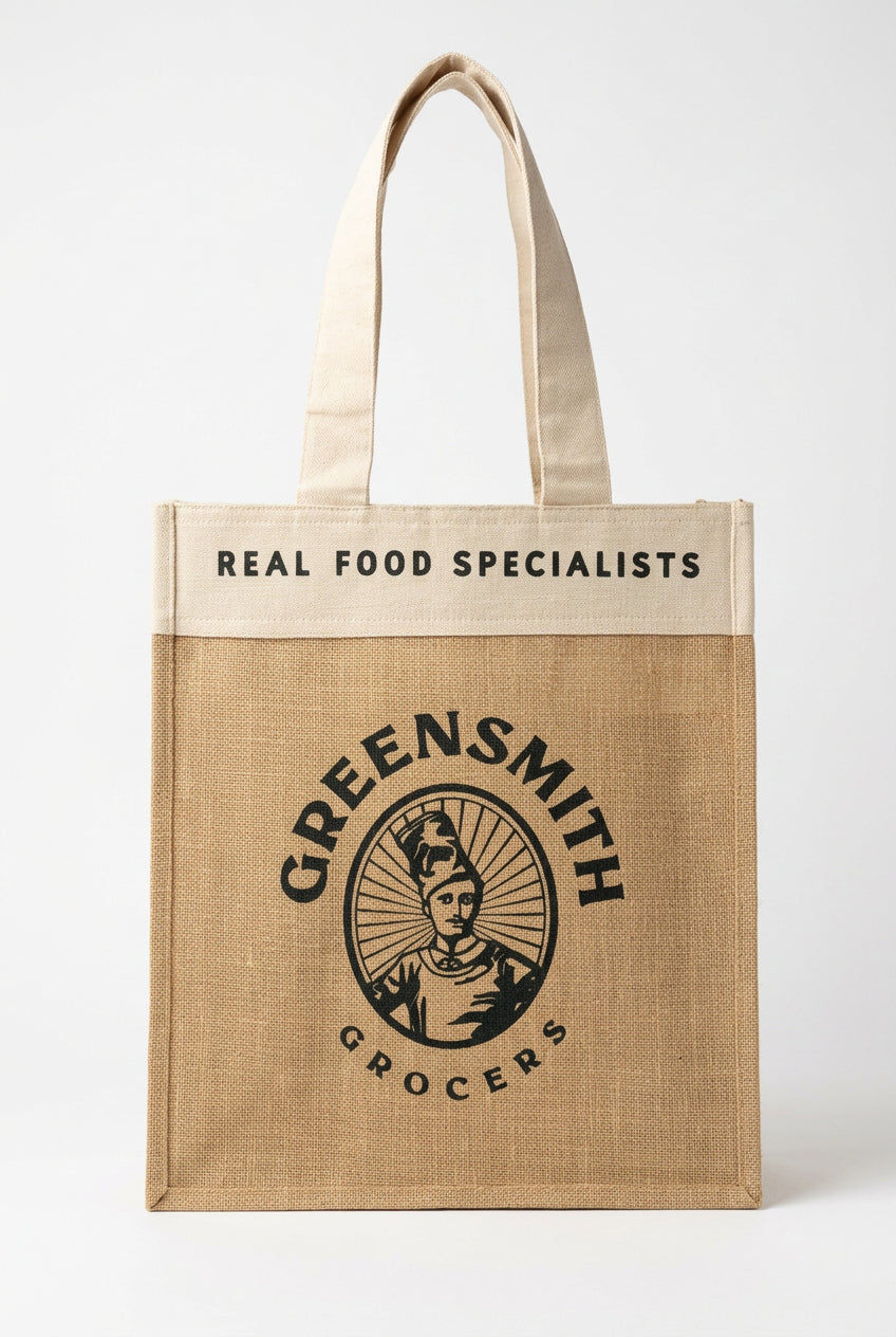 Greensmith Jute & Canvas Bag