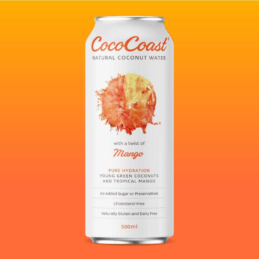 Mango Coconut Water 500ml Coco Coast
