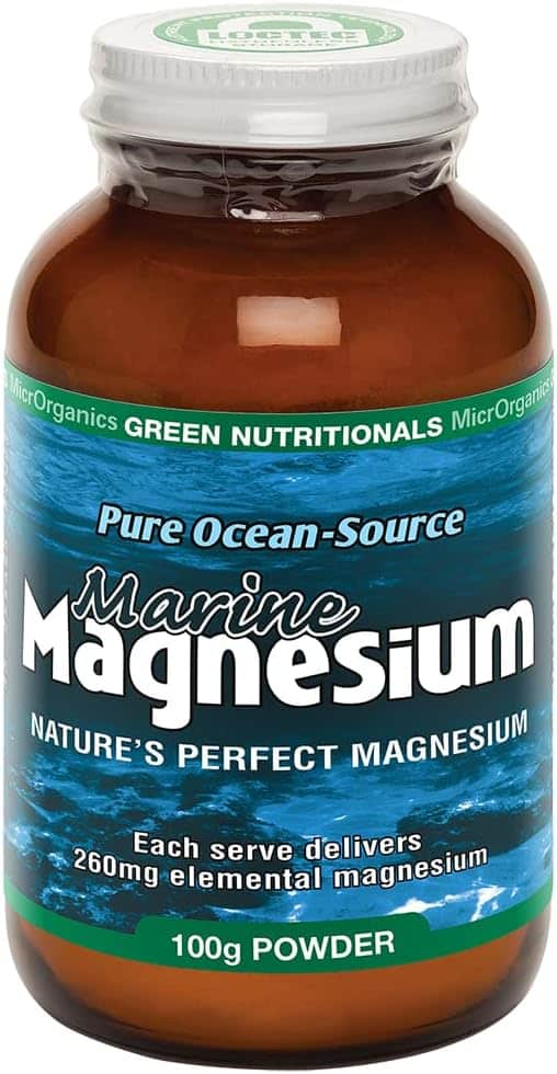 Marine Magnesium Powder 100g GREEN NUTRITIONALS