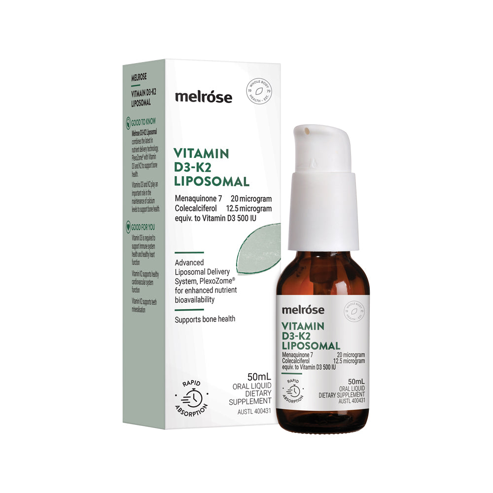 Liposomal Vitamin D3-K2 50ml Melrose