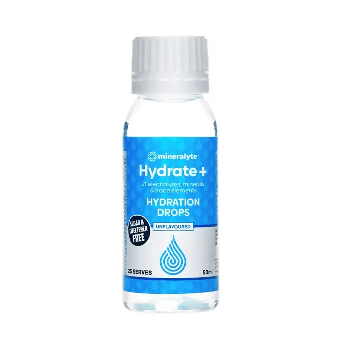 Hydrate + Hydration Drops 50ml Mineralyte