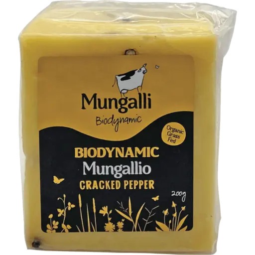 Mungallio Cracked Pepper Cheese 200g