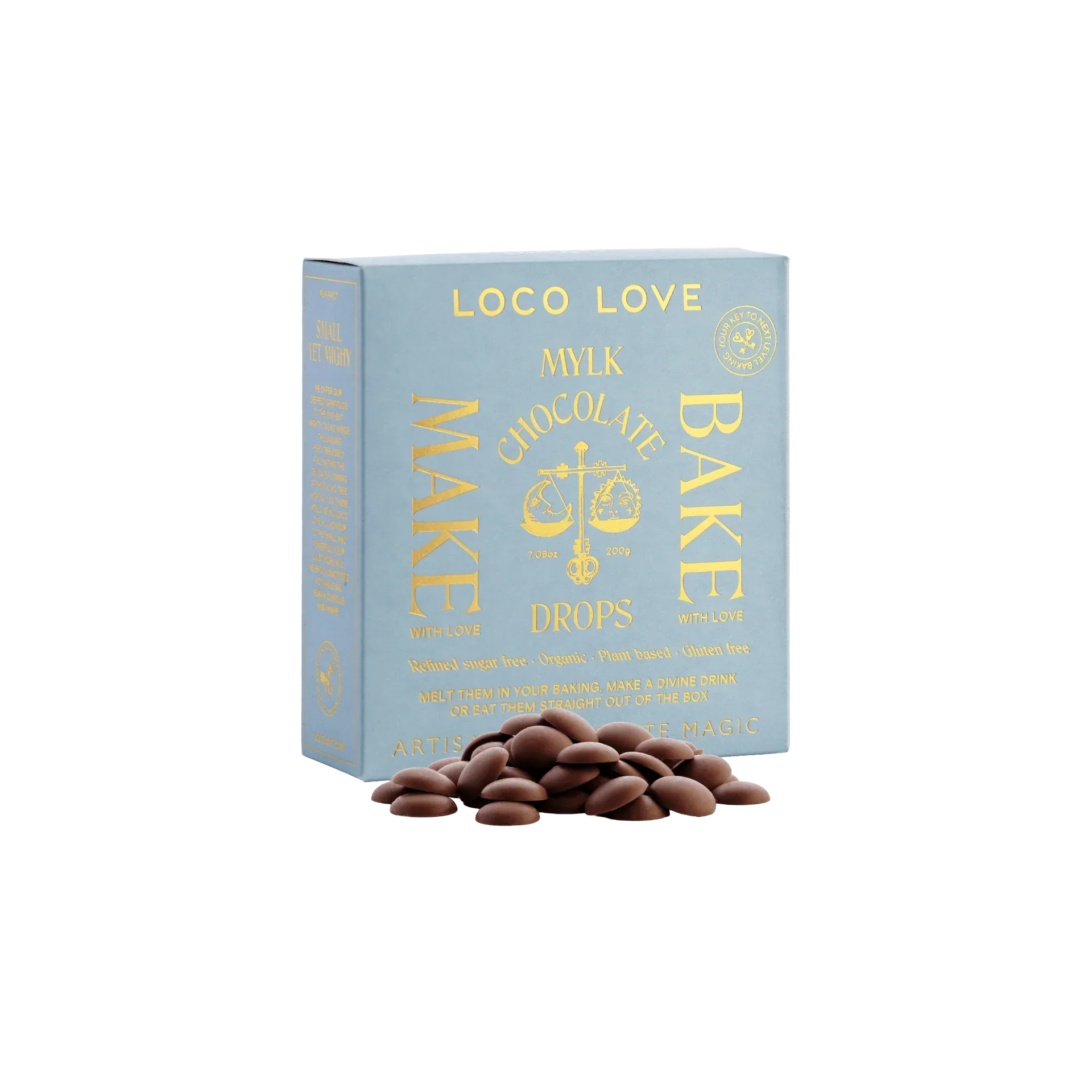 Mylk Choc Drops 200g Loco Love