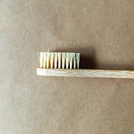 Boar Bristle & Bamboo Toothbrush Adult Med-Firm 12x1pk Natural Health Co