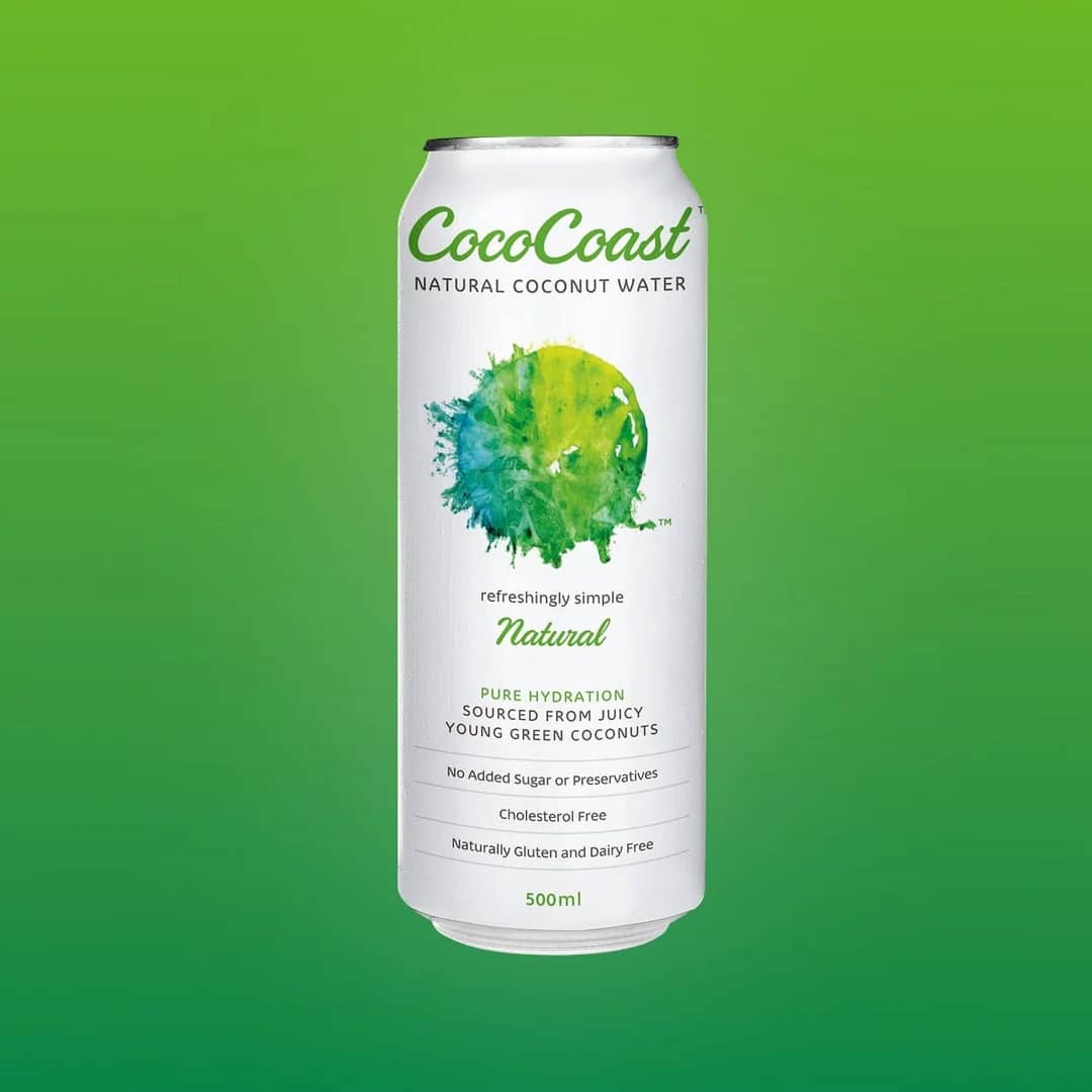 CocoCoast Coconut Water 6 Pack Natural