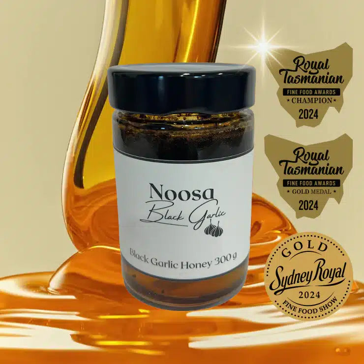 Black Garlic Honey 300g Noosa Black Garlic