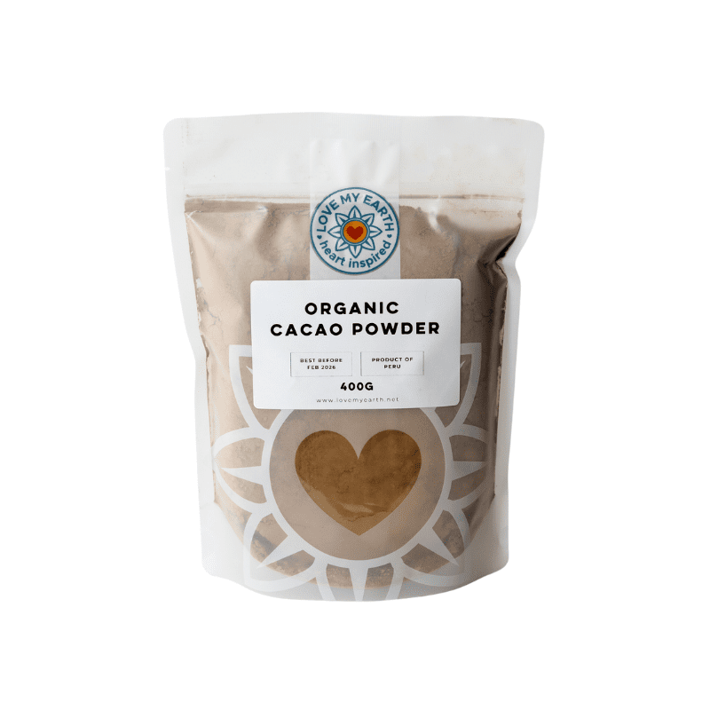 Organic Cacao Powder 400g Love My Earth