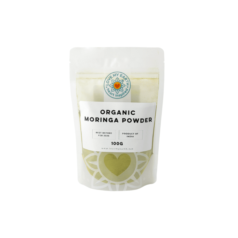 Organic Moringa Powder 100g Love My Earth