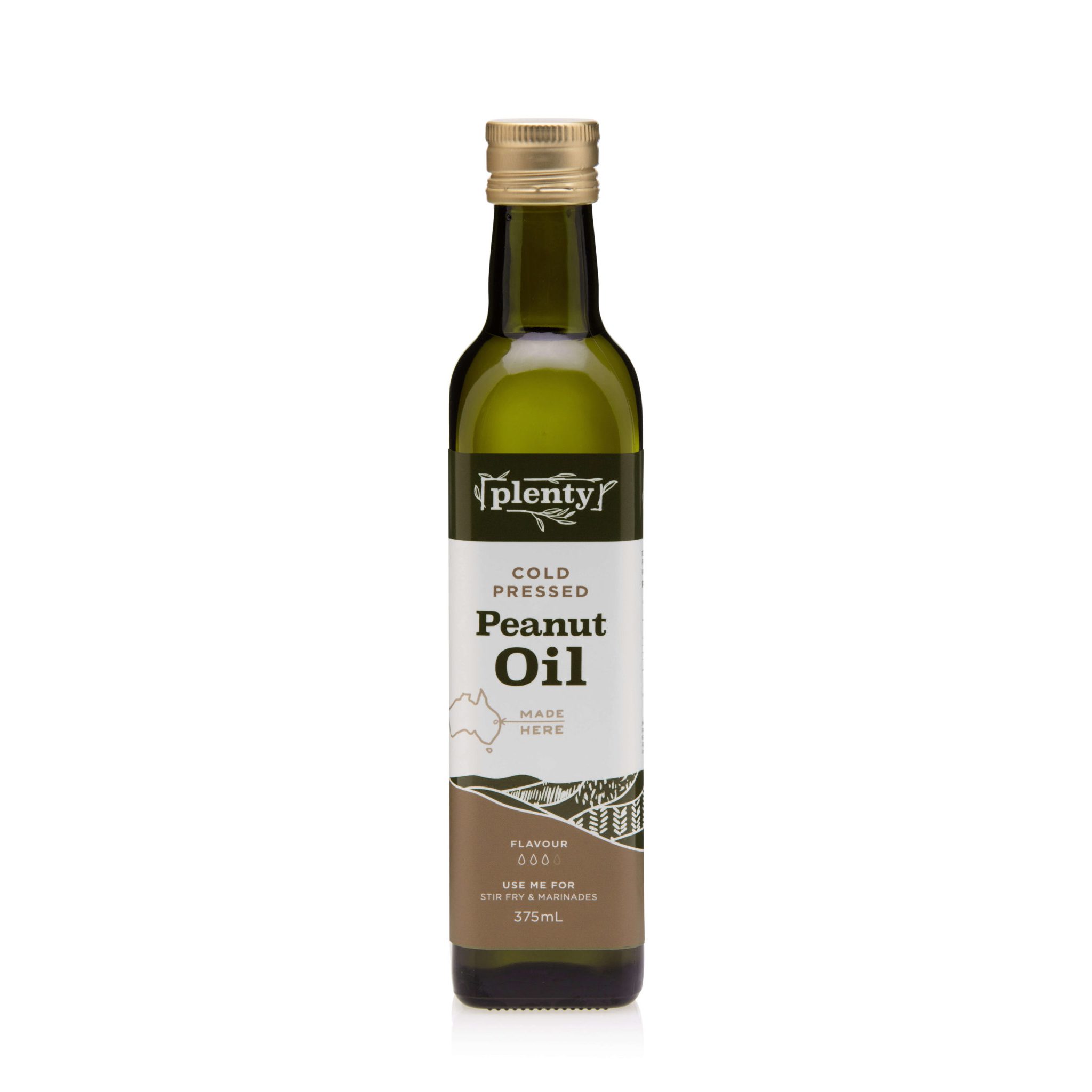 Cold Pressed Peanut Oil 375ml Plenty