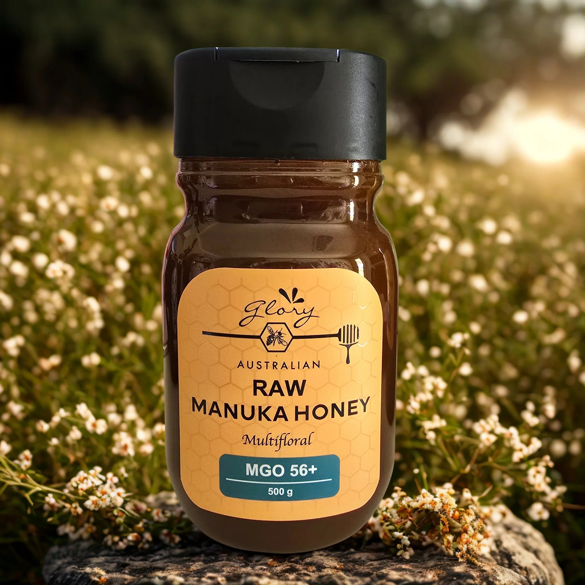 Australian Raw Manuka Honey Multifloral MGO 56+ 500g Squeeze Bottle Glory