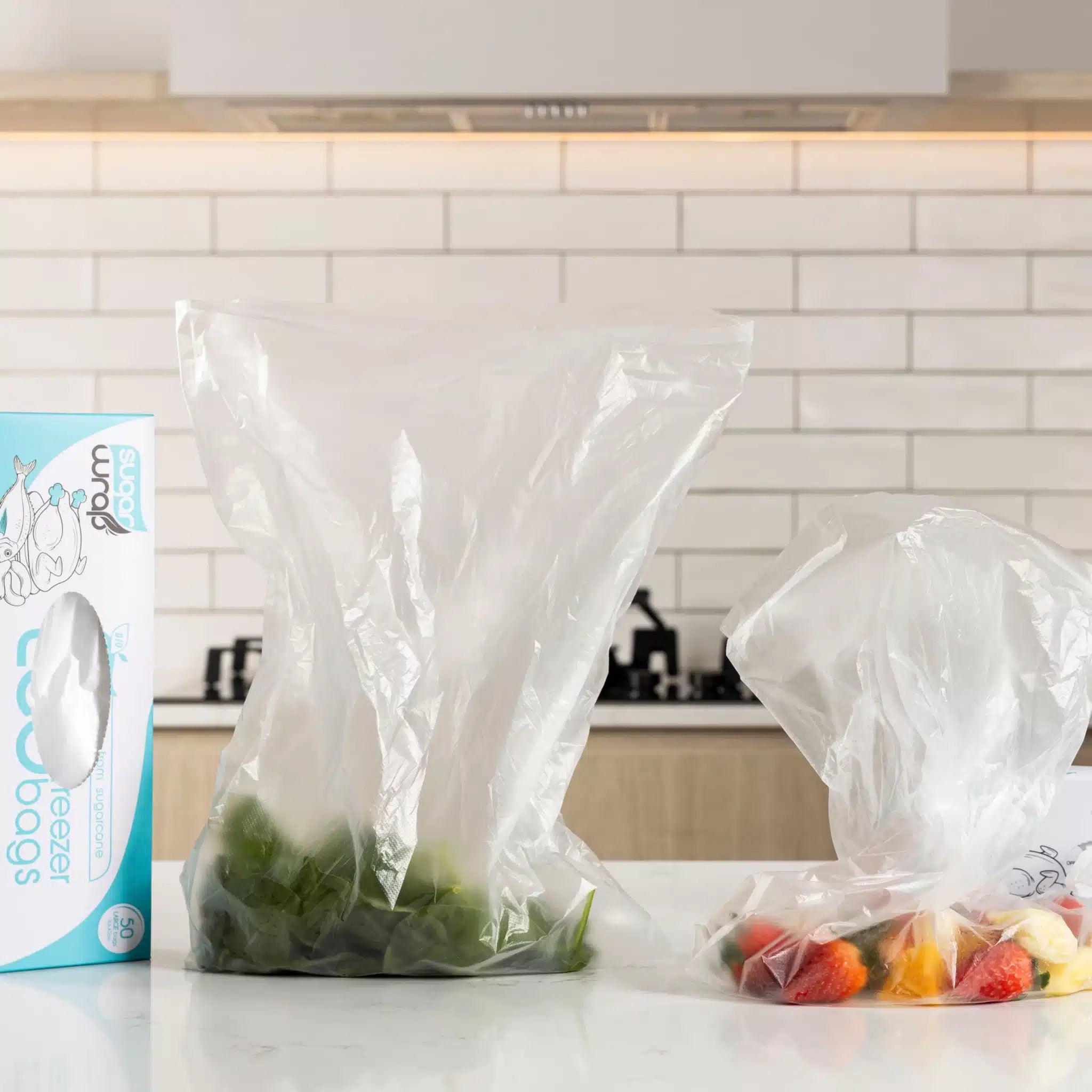 Eco Freezer Bags X50 Large Sugar Wrap