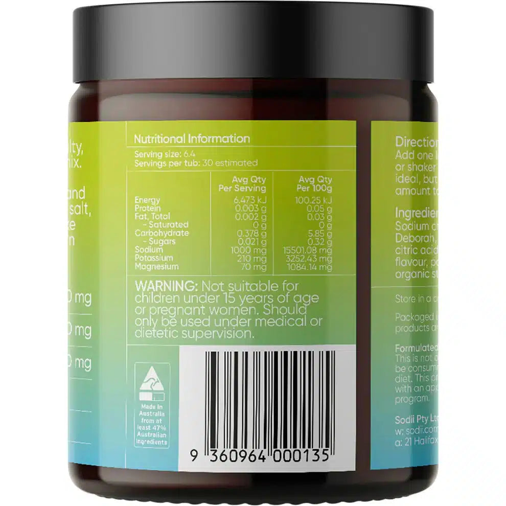 Everyday Hydration Salts Salty Citrus 185g Sodii