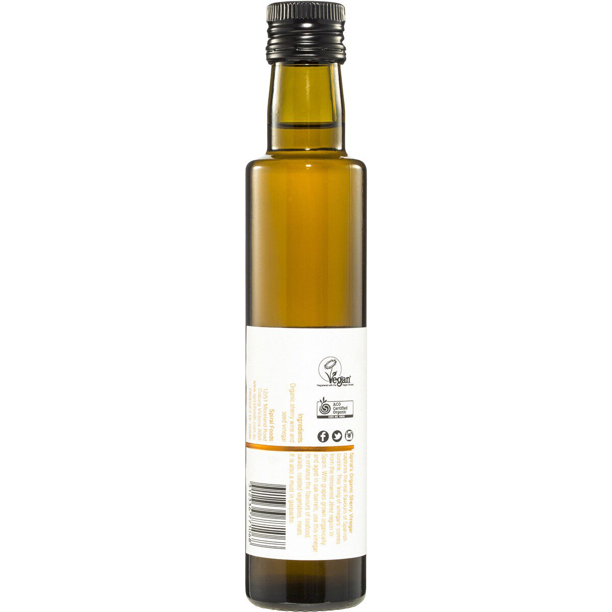 Sherry Vinegar 250ml Spiral