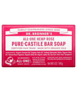Rose Soap Bar 140g Dr Bronners