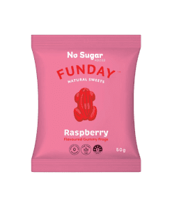 Raspberry Gummy Frogs 50g Funday